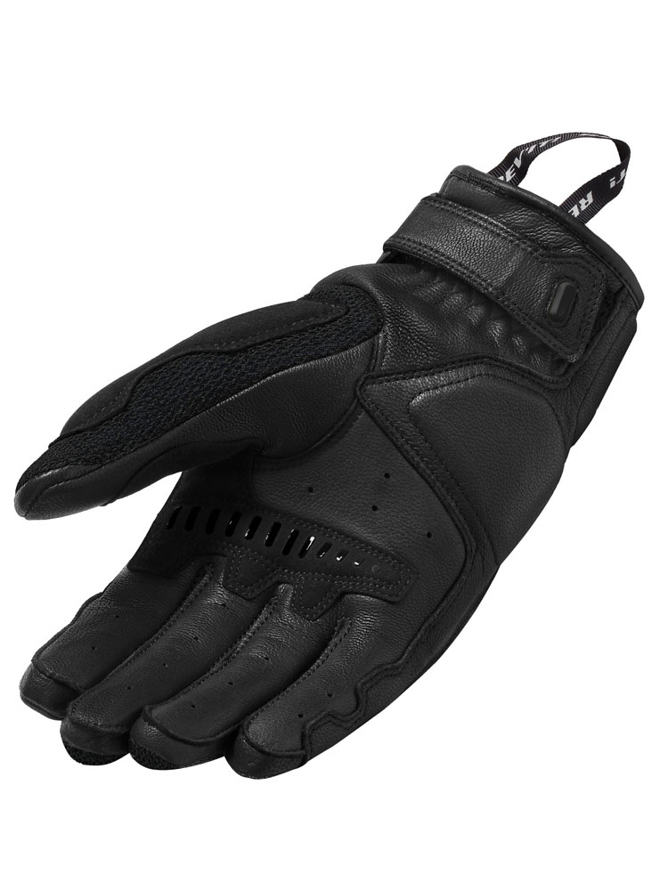 Rękawice motocyklowe skórzano-tekstylne REV’IT! Duty czarne
