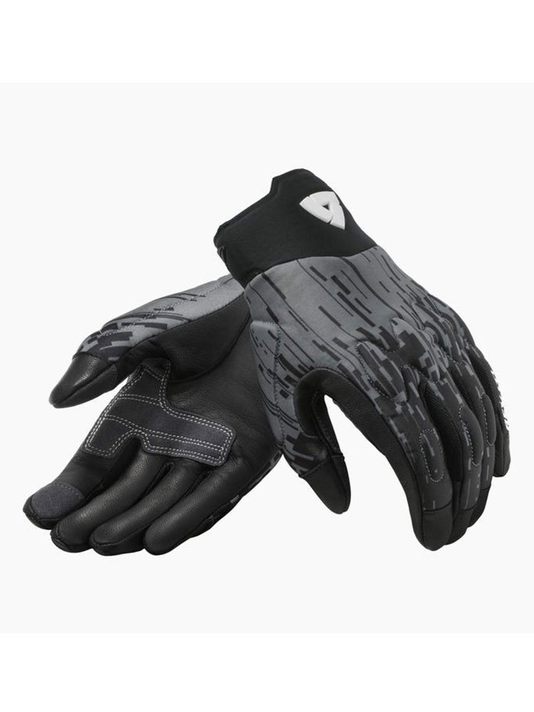 Rękawice motocyklowe tekstylno-skórzane REV’IT! Spectrum czarno-szare