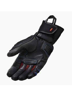 Rękawice motocyklowe skórzano-tekstylne REV’IT! Sand 4 H2O czarno-czerwone