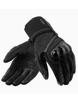 Rękawice motocyklowe skórzano-tekstylne REV’IT! Summit 4 H2O czarne