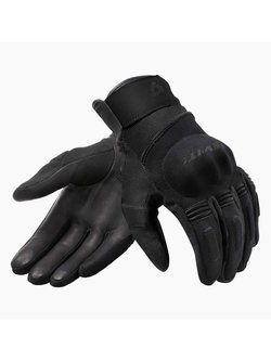 Rękawice motocyklowe tekstylno-skórzane REV’IT! Mosca H2O czarne