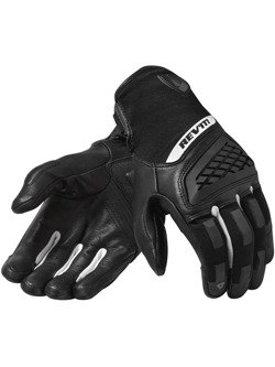 Skórzano-tekstylne rękawice motocyklowe REV’IT! Neutron 3 czarno-białe
