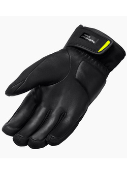 Rękawice motocyklowe skórzano-tekstylne REV’IT! Grafton H2O czarno-fluo żółte